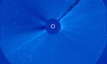 Magnetisch filament losgekomen van de Zon