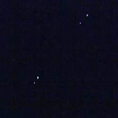 Televisie crew legt UFO vast op film