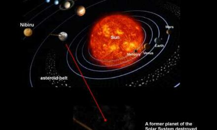 Planeet Nibiru in zicht…. en in Google Sky eruit geknipt.