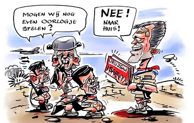 De speeltijd is over.
