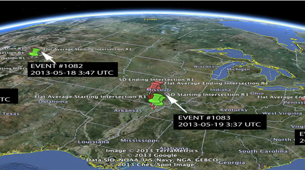 Four FIREBALLS seen over USA in the last 24 hours!
