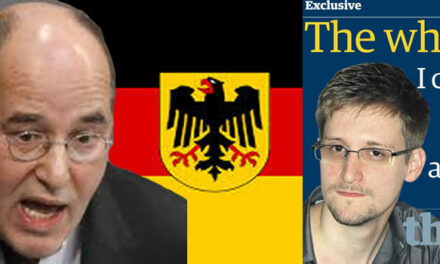 Edward Snowden im Bundestag voorgedragen voor de Nobelprijs voor de Vrede