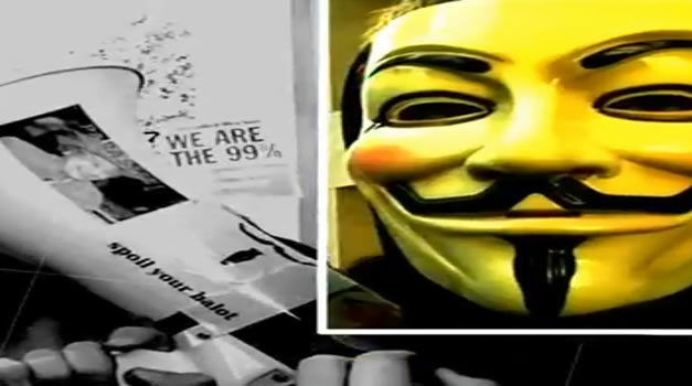 Anonymous “maak de massa wakker”