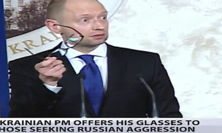 Jatsenjoek shows World absolute proof of Russians intervention in Ukrain!