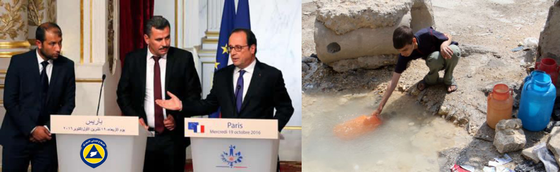 Oorlogsmisdaden door Witte Helmen, Franse delegatie in Syrië ziet eindelijk de waarheid en wordt aangevallen, Oekraïne schendt Minsk akkoord!